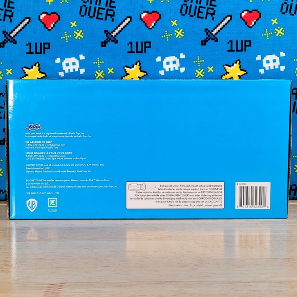 Jada Toys Looney Tunes Bugs Bunny & 1957 Chevrolet Corvette 1:24 Diecast Set New - Picture 9 of 9